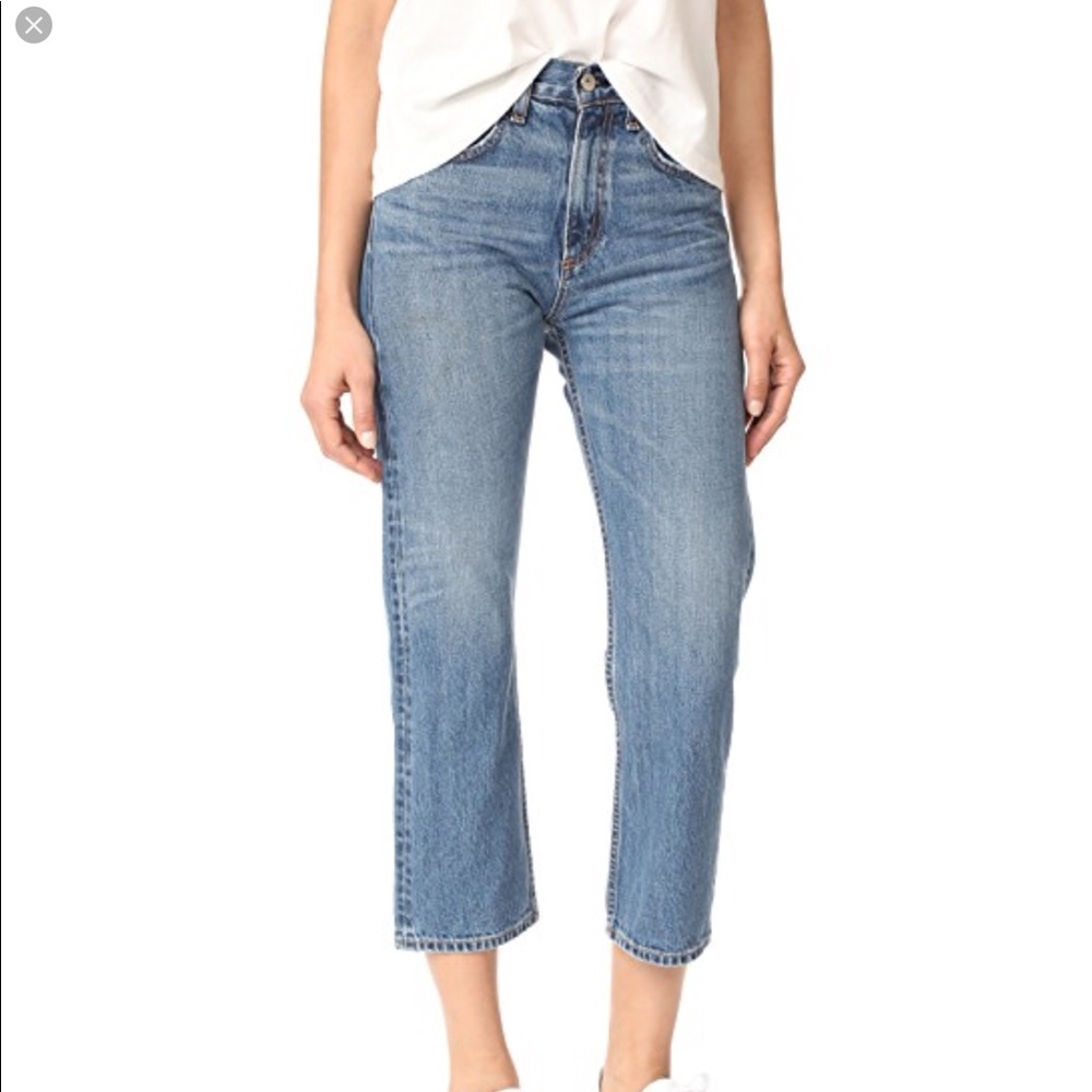 RAG & BONE || marilyn crop wheeler jeans 26